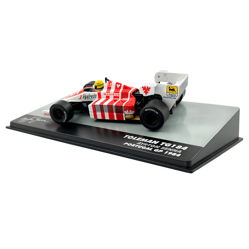 (1984) F1 Miniatura Toleman TG 184 Ayrton S. 1:18