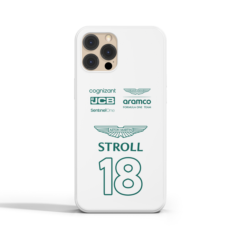 Case Aston Martin Branca 2024 Lance Stroll