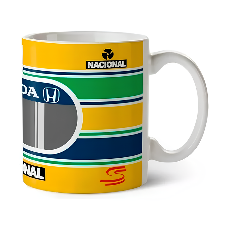 Caneca Ayrton Senna Capacete Fórmula 1