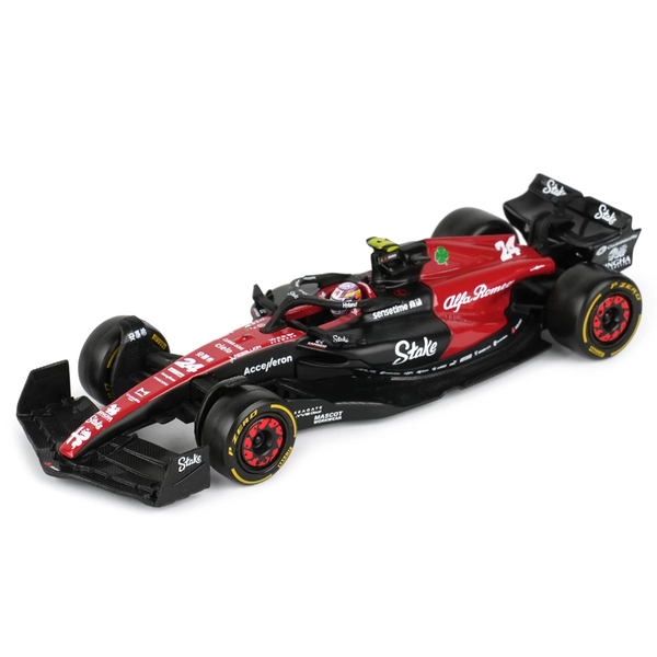 (2023) F1 Miniatura Alfa Romeo C43 #24 Guanyu Zhou 1:18