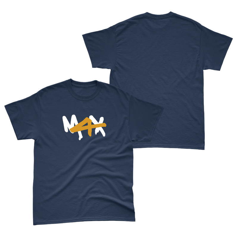 Camiseta Max Verstappen  4X Campeão Mundial Azul 100% Algodão