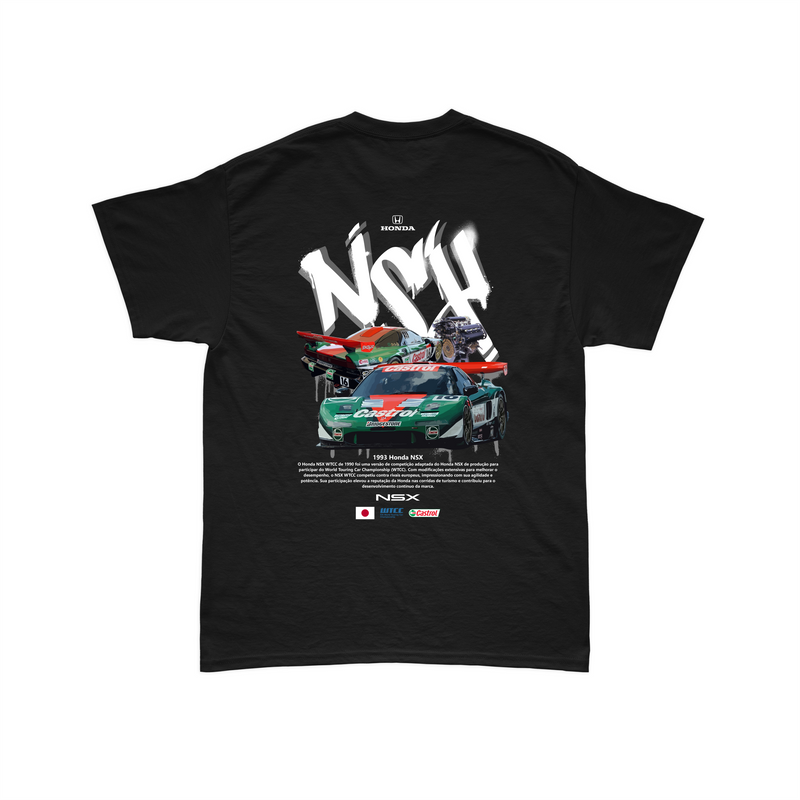 Camiseta Honda NSX 1993 WTCC Preta