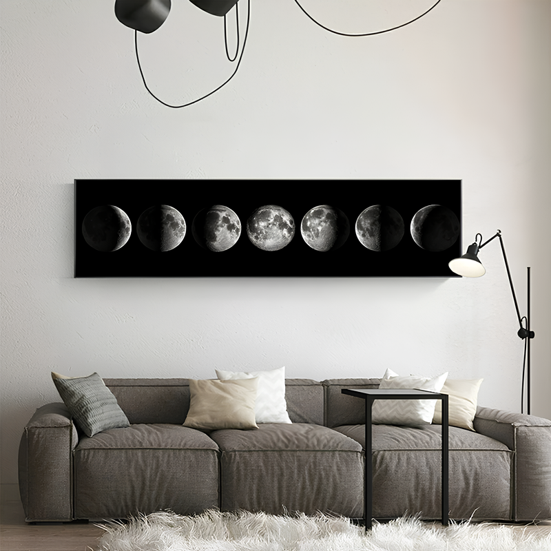 Pôster / Quadro Decorativo Fases Lua