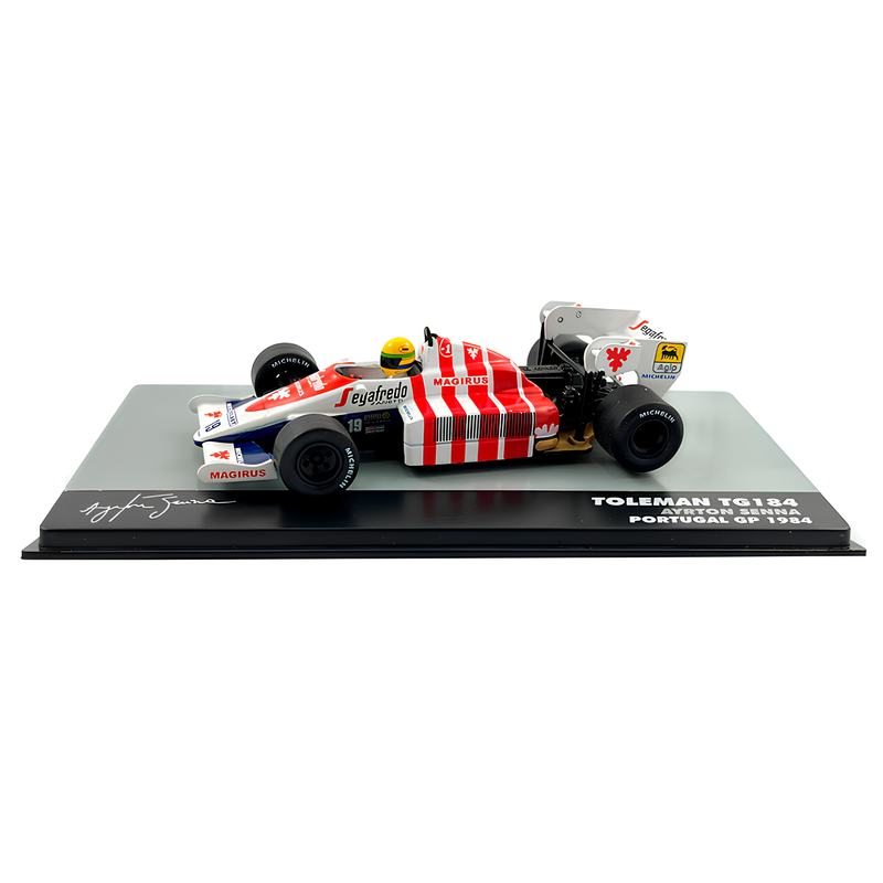 (1984) F1 Miniatura Toleman TG 184 Ayrton S. 1:18