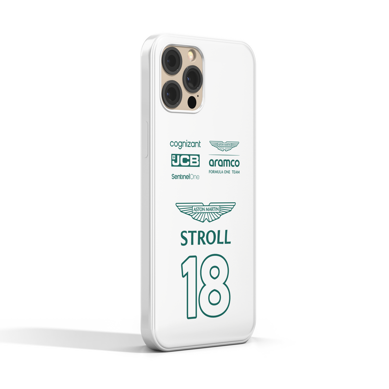 Case Aston Martin Branca 2024 Lance Stroll