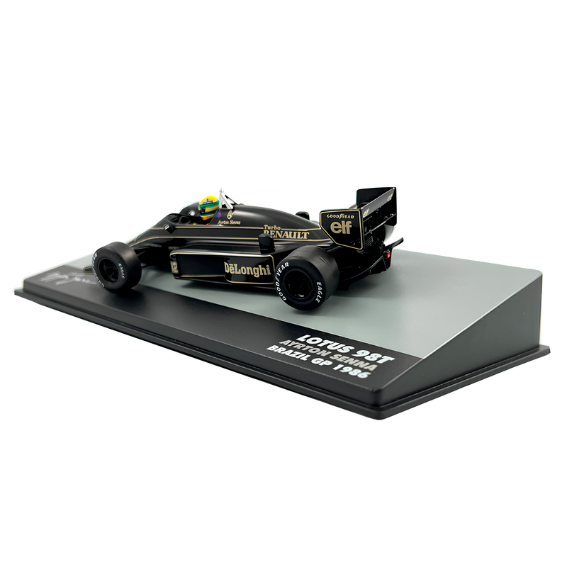 (1986) F1 Miniatura Lotus Renault 98T 1986 Ayrton S. 1:18