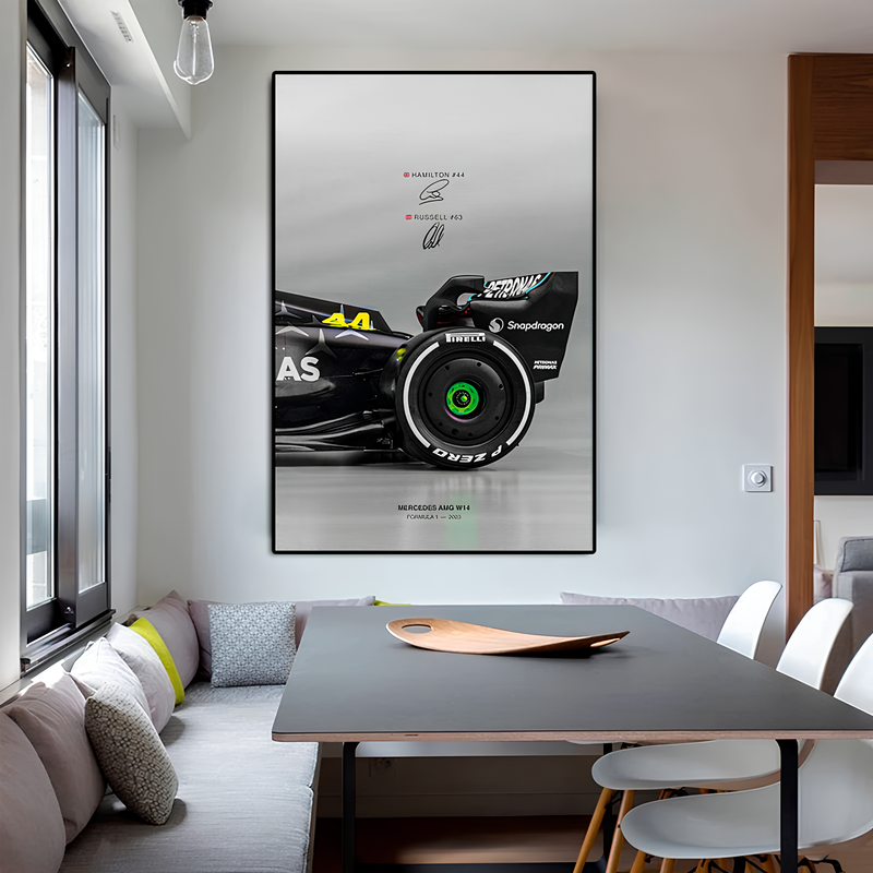 Pôster / Quadro Decorativo Mercedes-AMG W14 Fórmula 1