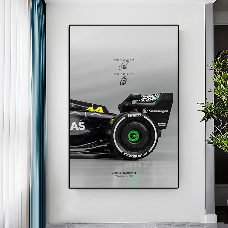 Pôster / Quadro Decorativo Mercedes-AMG W14 Fórmula 1