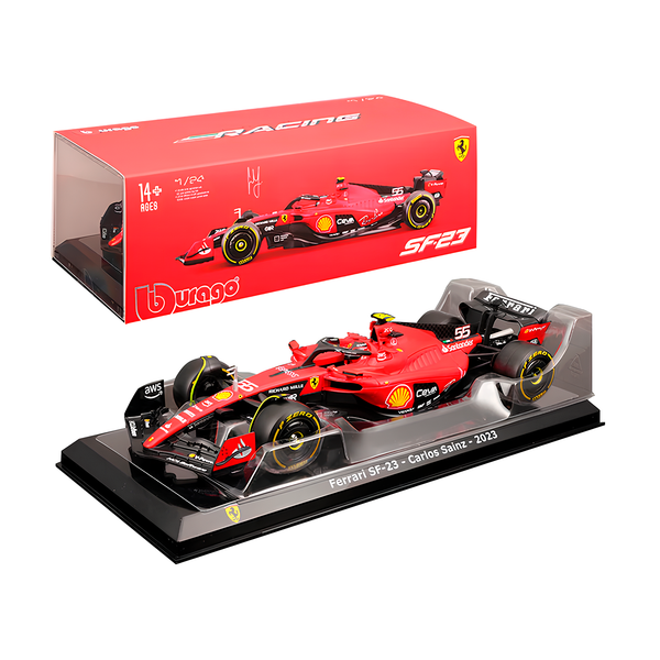 (2023) F1 Miniatura Ferrari SF23 #55 Carlos Sainz 1:18