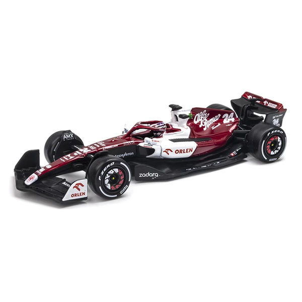 (2022) F1 Miniatura Alfa Romeo 1:18 C42 #24 Guanyu Zhou 1:18