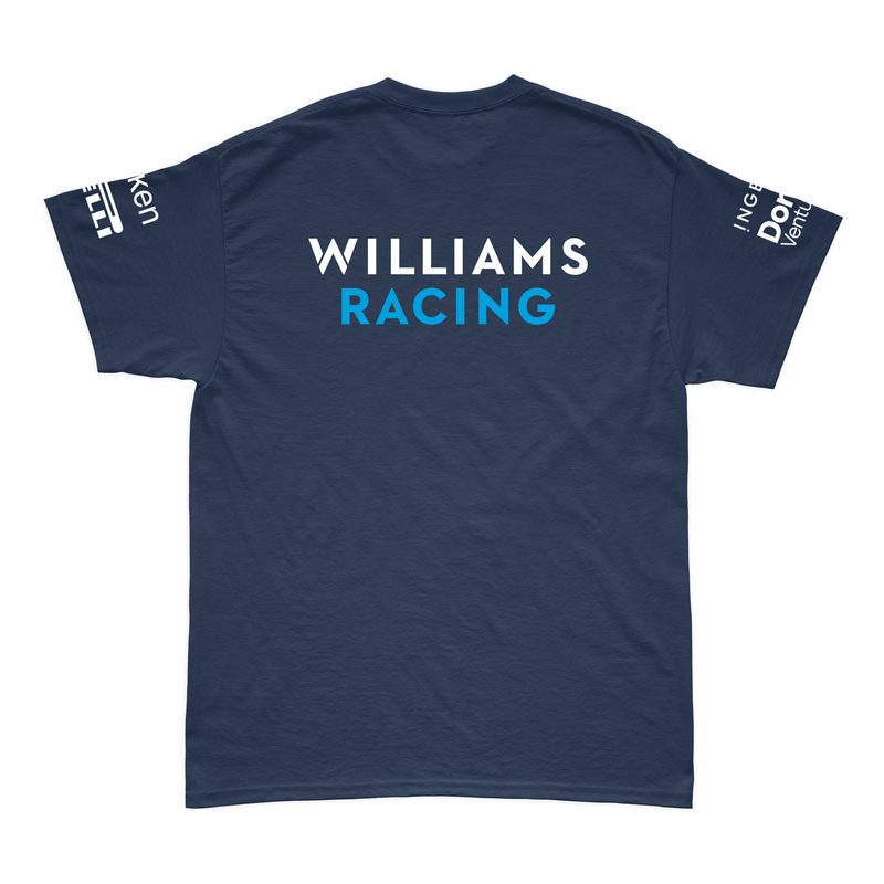 Camiseta Algodão Williams 2024 Azul Marinho