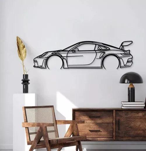 Quadro Decorativo Porsche GT3 RS - 90cm x 35cm