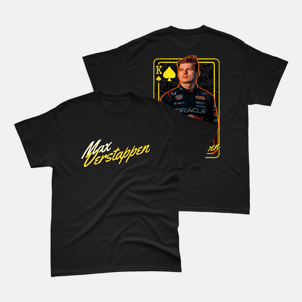 Camiseta Max Verstappen Edição Especial Las Vegas Algodão