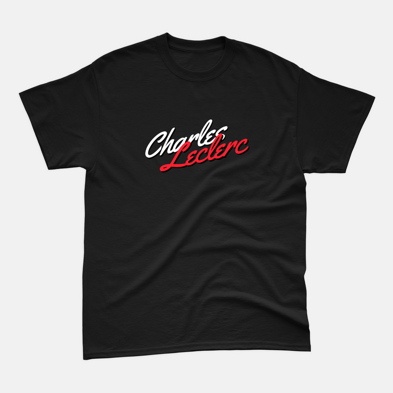 Camiseta Charles Leclerc Edição Especial Las Vegas Algodão