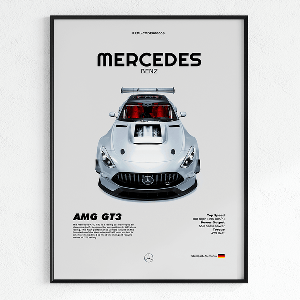 Quadro Decorativo Mercedes-Benz AMG GT3 - GTSQ5