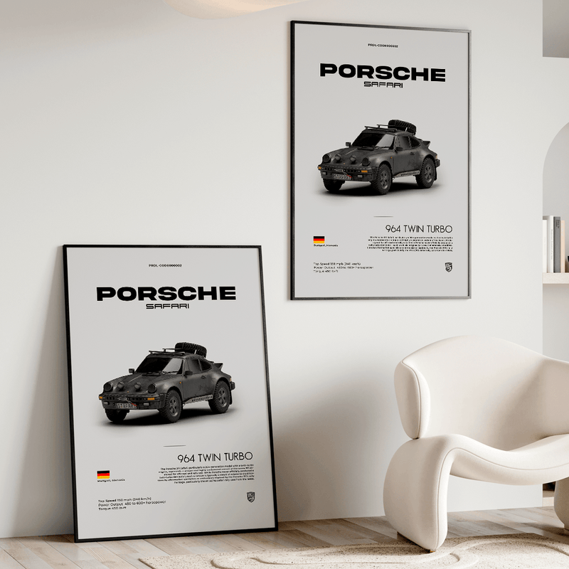 Quadro Decorativo Porsche 911 Safari - GTSQ8