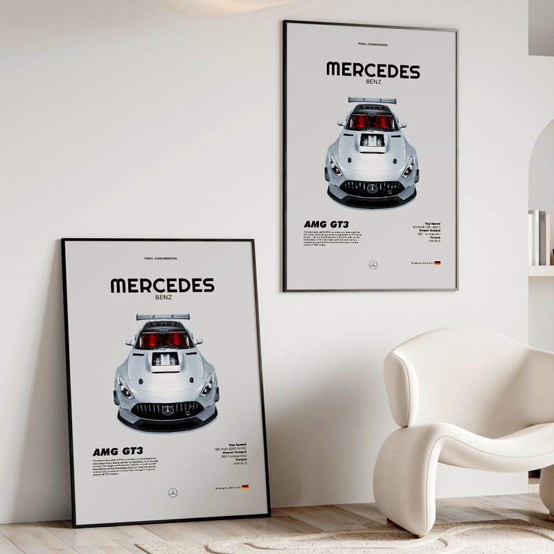 Quadro Decorativo Mercedes-Benz AMG GT3 - GTSQ5