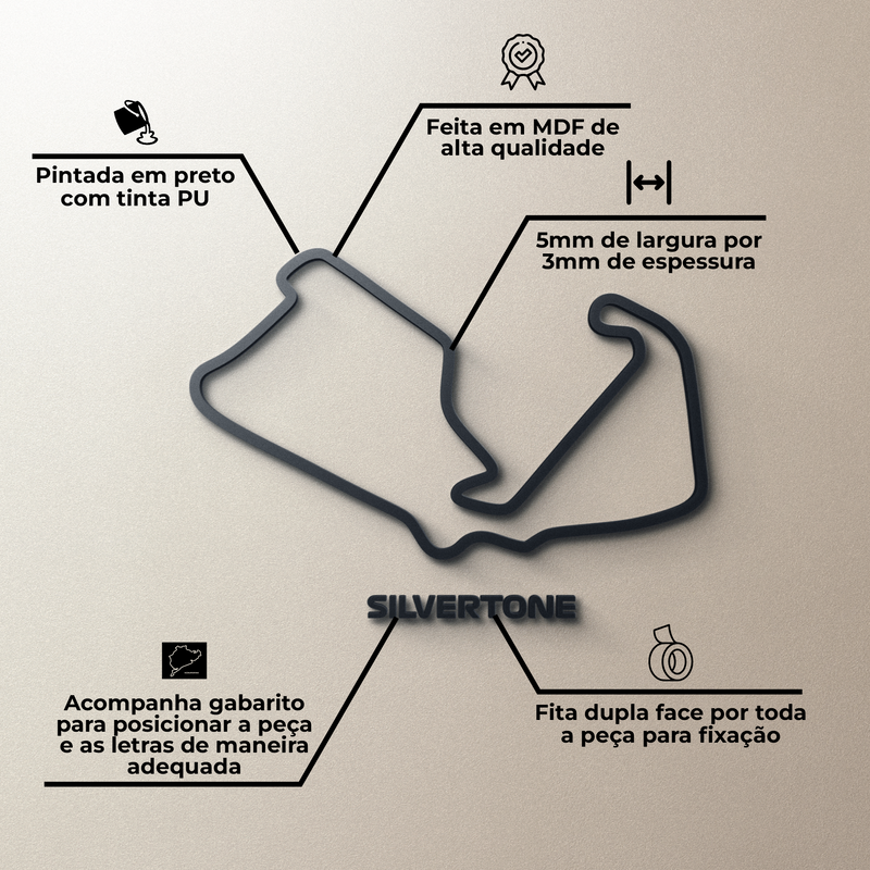 Silverstone - Reino Unido - Pista de Parede 3D