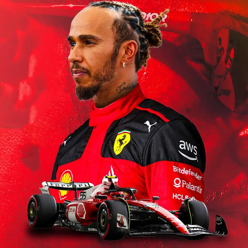 (2025) Miniatura Ferrari SF-24 Lewis Hamilton