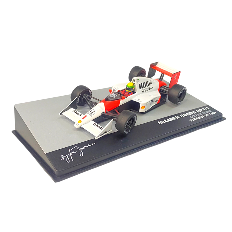 Ayrton Senna. 1:18 (1990) F1 Miniatura McLaren MP4/5B  🇧🇷🇧🇷