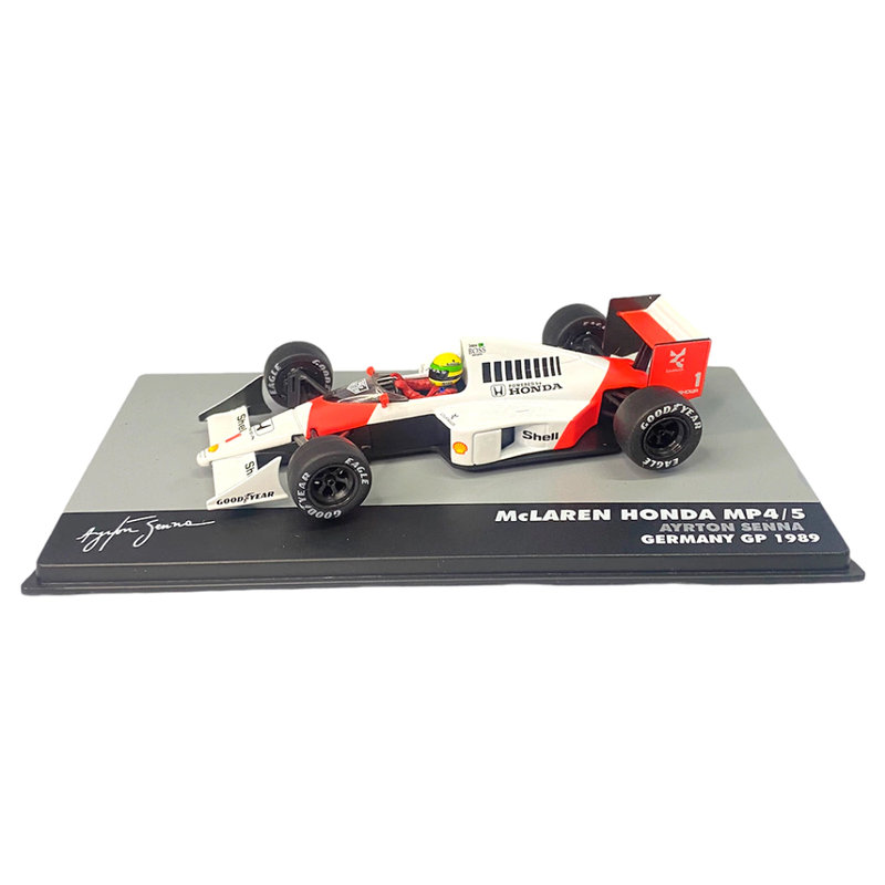 Ayrton Senna. 1:18 (1990) F1 Miniatura McLaren MP4/5B  🇧🇷🇧🇷