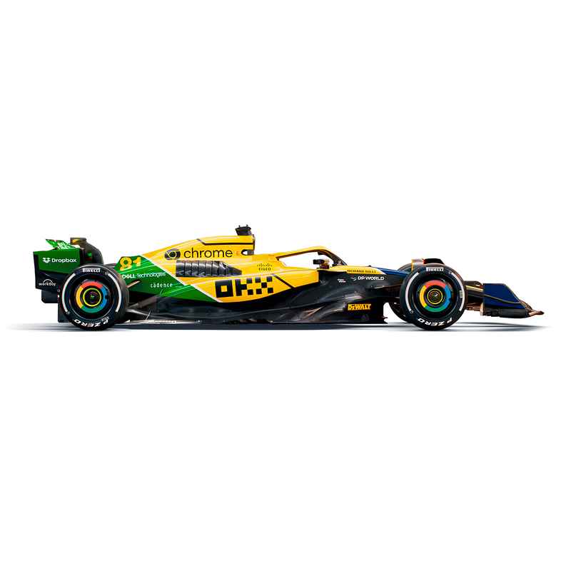 (2024) F1 Miniatura McLaren MCL38 Senna Mônaco 1:43 (LANÇAMENTO)