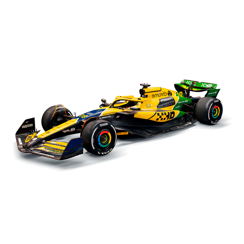 LANÇAMENTO (2024) F1 Miniatura McLaren MCL38 Senna Mônaco 1:43