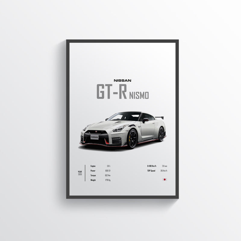 Quadro Decorativo Automotivo  - Nissan GTR