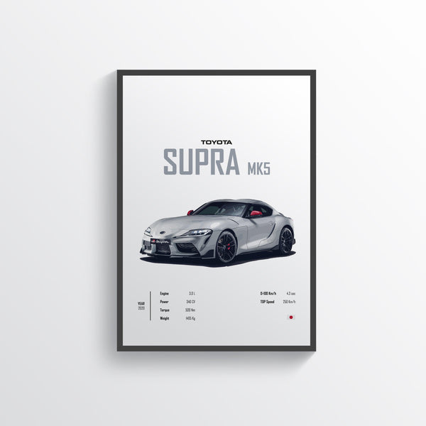 Quadro Decorativo Automotivo  - Supra MK3